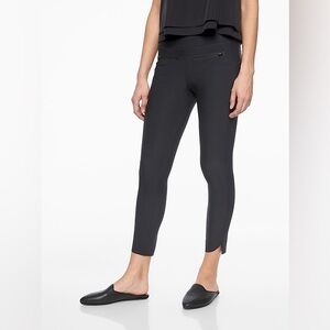 Athleta Black Stellar Cropped Leggings Tight Skinny Pants Women’s Size Medium